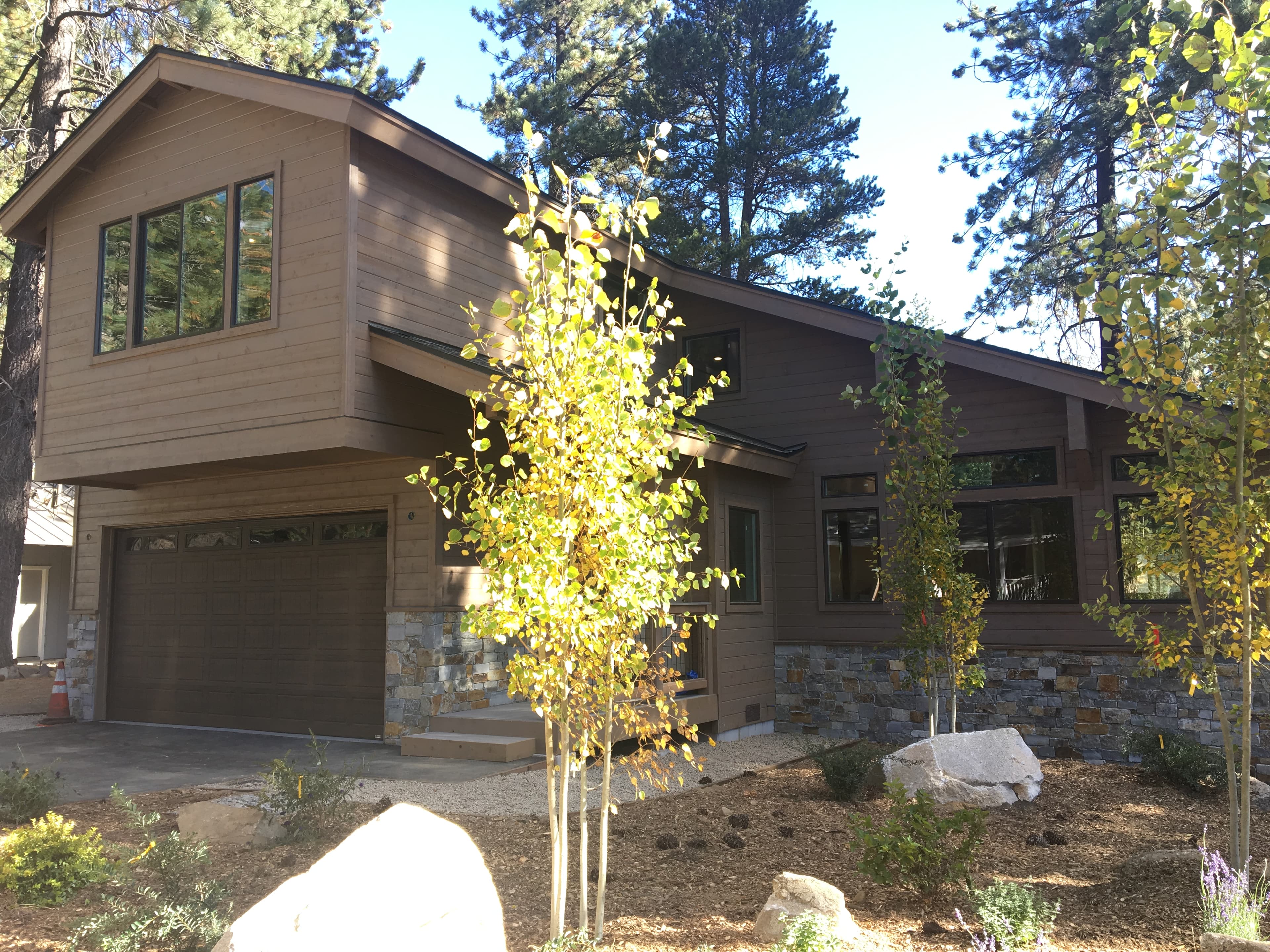 Completed G&S Construction Tahoe home