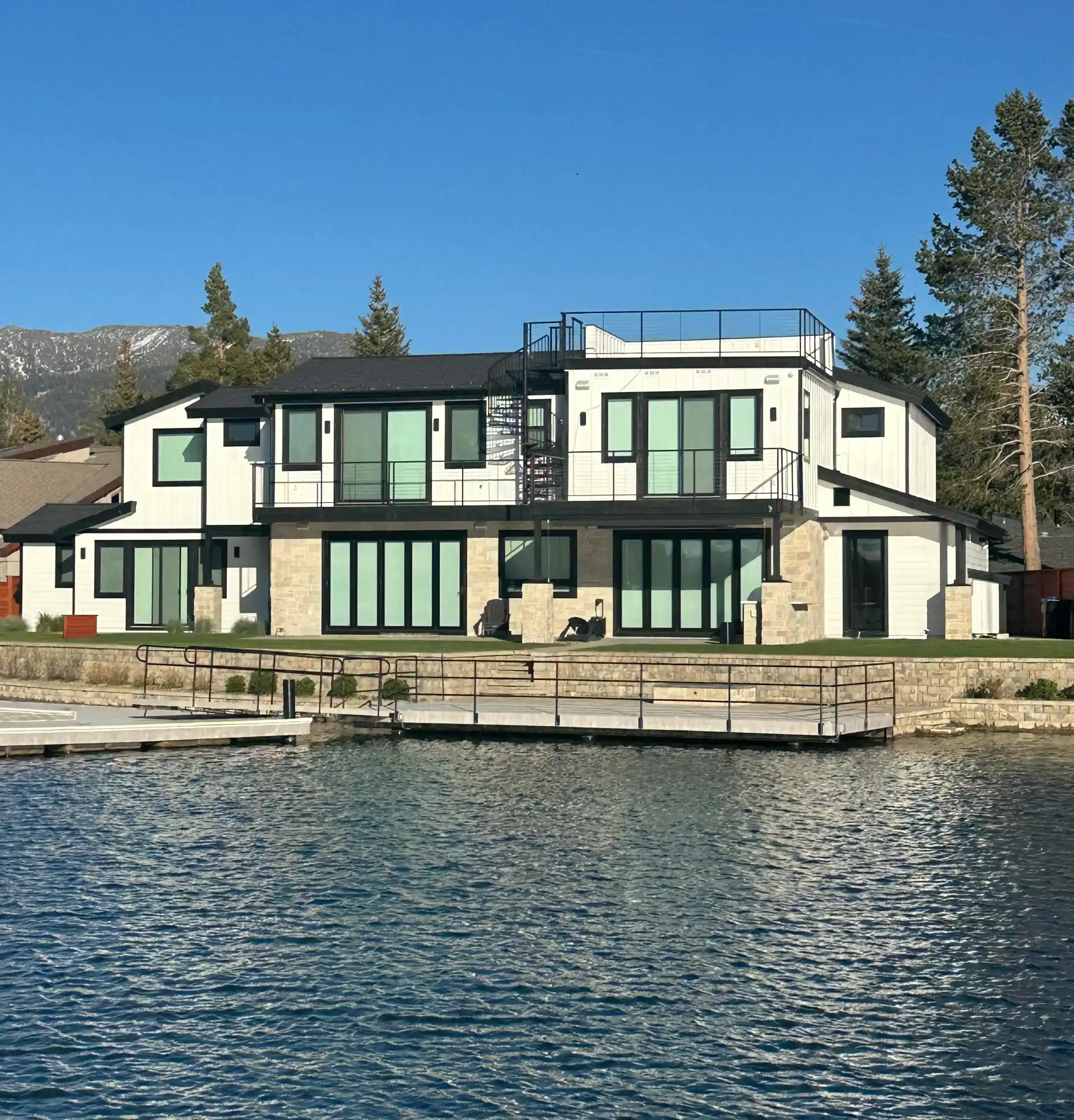 Catalina Demo/Re-Build project, waterfront view
